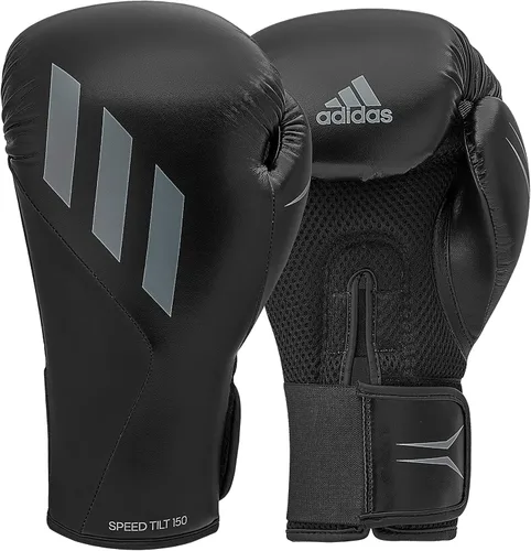 Vista 20 de Adidas Speed TILT 150 Guantes de boxeo – Guantes de boxeo de entrenamiento para hombres y mujeres – Guantes de bolsa pesada, guantes de kickboxing