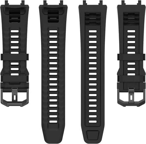 Vista 2 de TenCloud Paquete de 5 correas de repuesto compatibles con Amazfit T-Rex 2, correa de reloj inteligente resistente de silicona suave ajustable