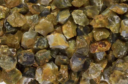 Vista 19 de Fantasia Materiales: 1 lb Ágata Gris Piedras en bruto de la India