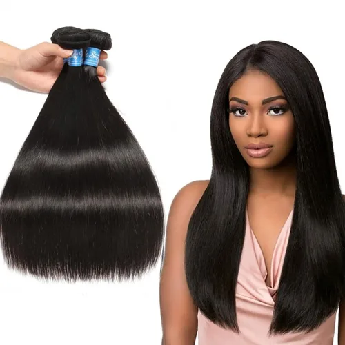 Vista 9 de Mechones de cabello 10A Remy peruano, cabello lacio, sedoso, 100 % sin procesar