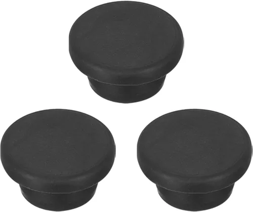 Vista 10 de MECCANIXITY - Tapones de silicona en forma de T (26mm, 1 pulgada de diámetro), color negro