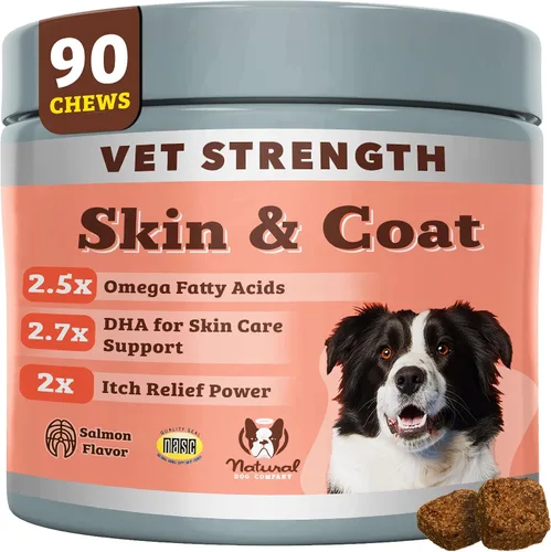 Vista 19 de Natural Dog Company Probióticos para perros: masticables probióticos para perros con UFC 1B, cepas microencapsuladas específicas caninas