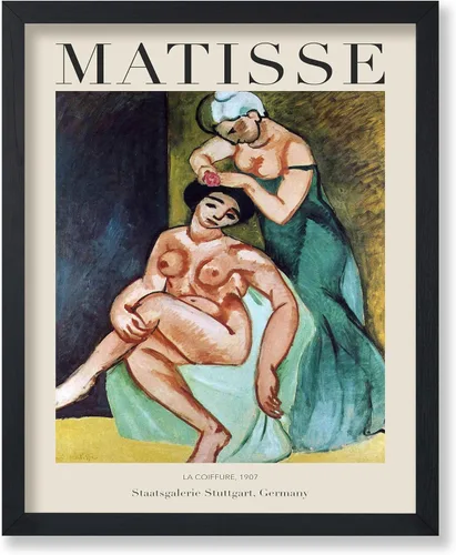 Vista 10 de Poster Master Póster Vintage de Henri Matisse – Impresión Retro de Fauvismo – Regalo para Artista, Inauguración de Casa – La Ventana, Maceta