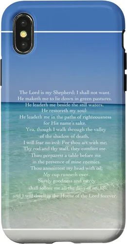 Vista 5 de Psalm 23 Beautiful Christian Beach - Funda para iPhone 17