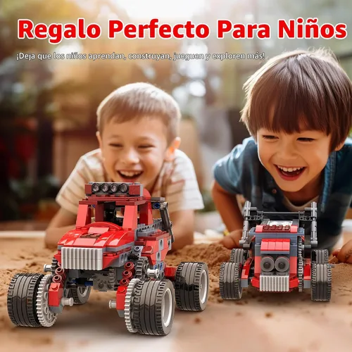 Vista 6 de Kits STEM 8 en 1 para niños de 6 a 8 años, kit de construcción de camiones monstruo electrónicos DIY, juguetes STEM para niños de 8 a 10 años