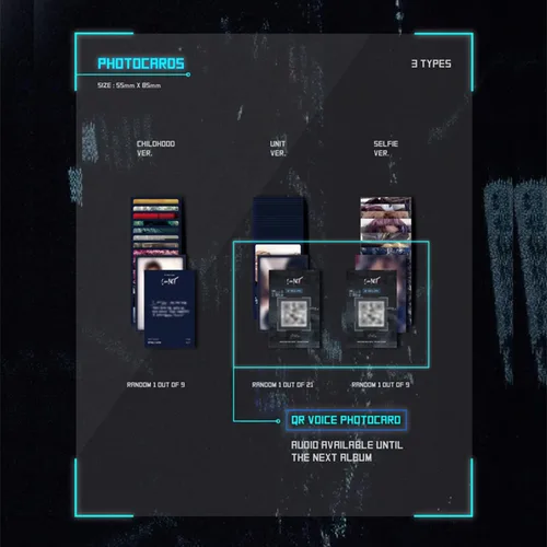 Vista 5 de Stray Kids - 1er mini álbum I am not I am ver. Photobook + 3 tarjetas de fotos + 2 insignias de botón de pin