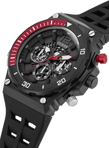 Vista 4 de GUESS Sporty Silicone Watch