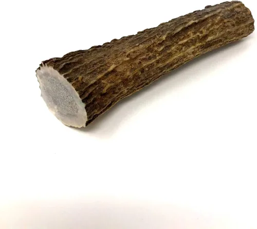 Vista 2 de peaksNpaws Cuernos de alce enteros de grado A totalmente naturales de alta calidad para perros, sin aditivos, sin conservantes, fabricadas
