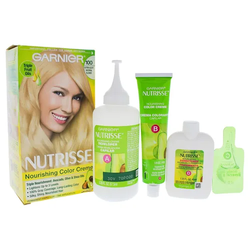 Vista 2 de Garnier Nutrisse Crema de color nutritiva, rubio natural claro [90] 1 ea (paquete de 2)