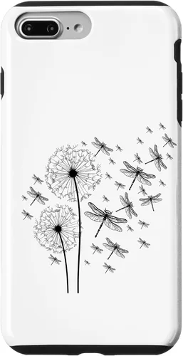 Vista 12 de Funda para iPhone 12/12 Pro Wildlife Animal Insect Dandelion Dragonfly