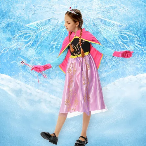 Vista 7 de TwisterCK Disfraz de princesa de Halloween para niñas Halloween Navidad cumpleaños juego de rol disfraz de cosplay