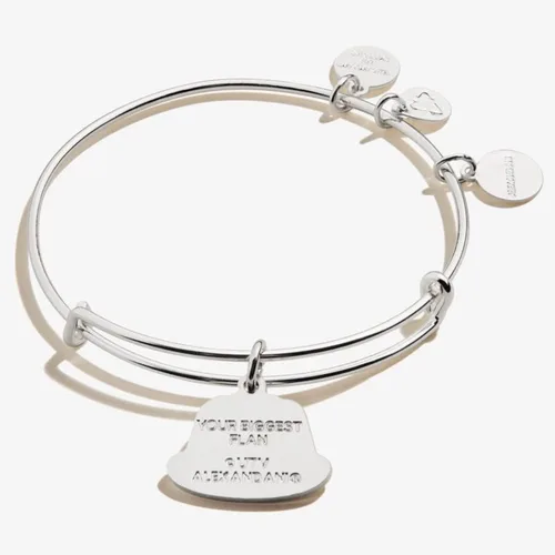 Vista 2 de Alex and Ani The Office Charms Expandable Bangles for Women, Shiny Finish, 2 to 3.5 in