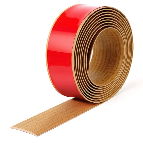 Vista 28 de Bnell Tira de Transición de Piso Autoadhesiva de Vinilo Laminado Tira Cubierta de Piso de 3" Tira Divisora Plana de Piso para Unir Espacios de Piso