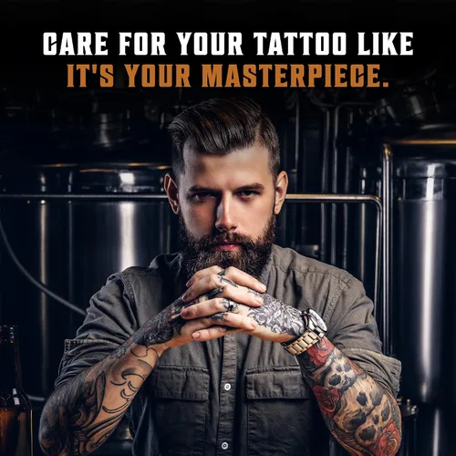 Vista 5 de Viking Revolution Bálsamo para el cuidado del tatuaje para antes, durante y después del tatuaje, crema hidratante natural para el cuidado posterior