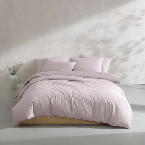 Vista 11 de Calvin Klein - Juego de edredón tamaño individual/individual XL, ropa de cama moderna de percal lavado de algodón con fundas a juego, certificado