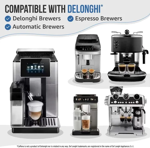 Vista 7 de Caffenu Tabletas de limpieza compatibles con máquinas de café Delonghi, 10 unidades, 0.05 onzas cada una