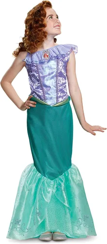 Vista 3 de Disguise Disfraz de princesa Disney Ariel Little Mermaid Deluxe para niñas