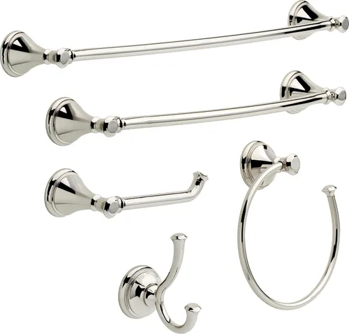 Vista 2 de Delta Faucet Cassidy Barra para toallas doble de 24 pulgadas, 79730