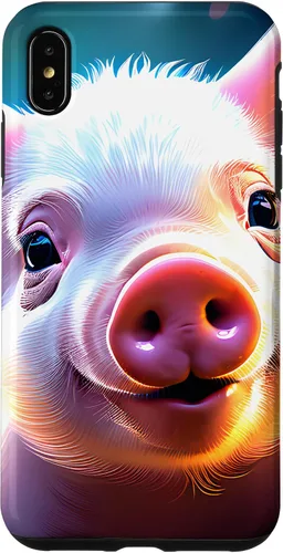 Vista 7 de Funda de cerdo artístico para iPhone 15