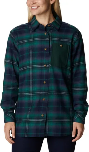 Vista 8 de Columbia Camisa de franela Holly Hideaway para mujer Tartán de búfalo de tiza