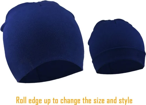 Vista 3 de DRESHOW BQUBO - Gorro unisex para bebé, paquete de 8 unidades, gorro de punto suave y lindo para bebé
