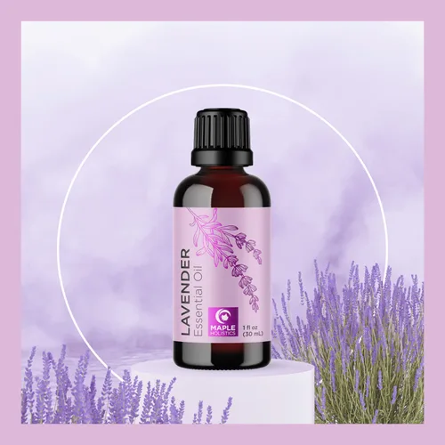 Vista 8 de Juego de aceites esenciales de aromaterapia para difusor, aceite esencial de romero puro y aceite esencial de lavanda, aceites esenciales puros
