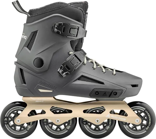 Vista 2 de Rollerblade Lightning 90 Patines de Ruedas Urbanos para Hombre, Antracita y Taupe