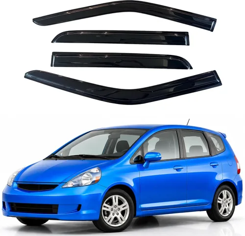 Vista 87 de Visera de ventana IG para Ford Focus Sedán y Hatchback 2012-2018, Protector de ventana lateral para lluvia y viento estilo Mugen, extra duradero