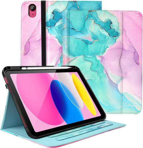 Vista 22 de Zonefoker Fundas para iPad de 6ª generación 2018/2017, iPad Air 2 2014 #02 Mármol Rosa