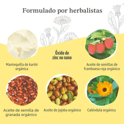 Vista 3 de Loción protectora solar mineral Uber-Sensitive SPF 40 para niños de Earth Mama