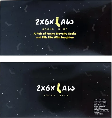 Vista 3 de ZXGXLAW Regalos divertidos, diseño de gato loco, perro, pata de tigre, calcetines de Navidad para mujeres, hombres, adolescentes, Navidad