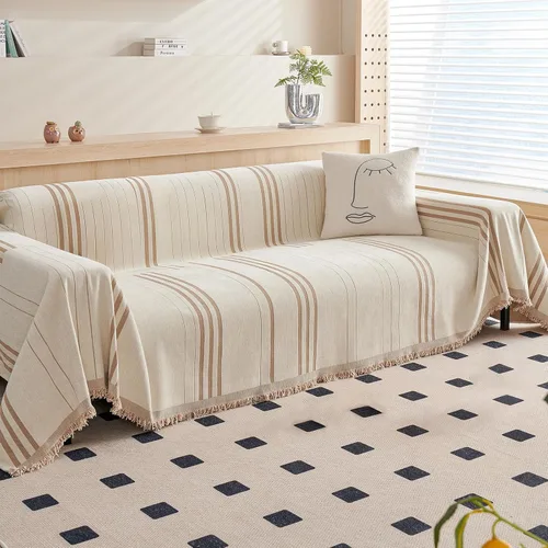 Vista 12 de DREAMINGO Funda de Sillón de Chenilla Fundas de Sofá Jacquard Lavables Protector de Muebles Funda de Sofá Reclinable 1 Cojín Funda de Silla