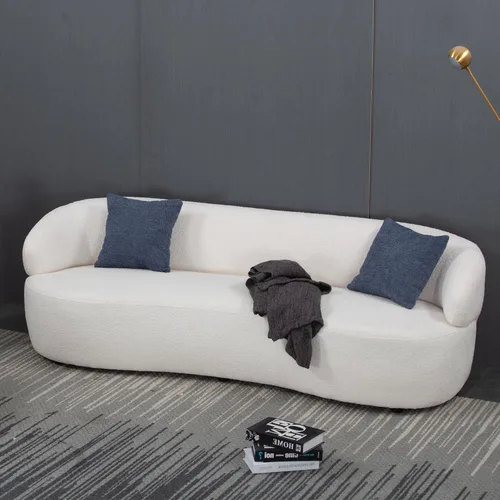 Vista 18 de Silla giratoria naranja con forma de barril, moderno círculo redondo individual con almohada para sala de estar, dormitorio, espacio pequeño, tela