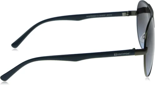 Vista 3 de Southpole 5036sp Shield Uv Protective Metal Aviator Pilot Sunglasses Cool Gifts for Men 142 Mm