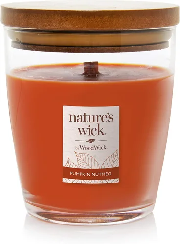 Vista 9 de Nature's Wick Vela perfumada de miel y mandarina de 10 onzas