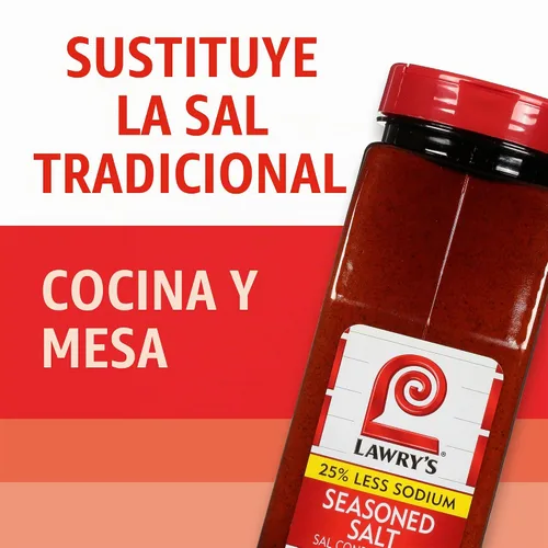 Vista 7 de Lawry's 25% menos de sal sazonada de sodio, 36.5 oz