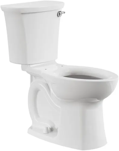 Vista 11 de American Standard 608AA005.020 Edgemere Inodoro de dos piezas con asiento de cierre lento y anillo de cera, parte delantera alargada, descarga a