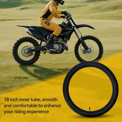 Vista 3 de 3.00-18 2.75-18 2.50-18 tubos interiores 80/90-18 80/100-18 90/90-18 con vástago de válvula recto para motocicleta todoterreno tubo de motocross