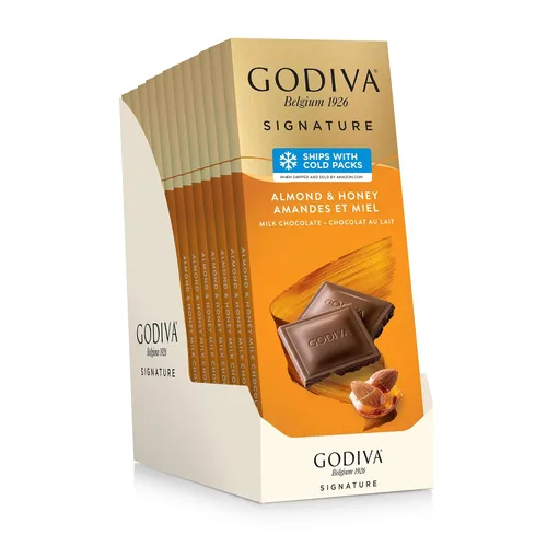 Vista 8 de Godiva Chocolatier Mini barras Chocolate Signature, 72% cacao oscuro, 3.1 onzas (paquete de 12)