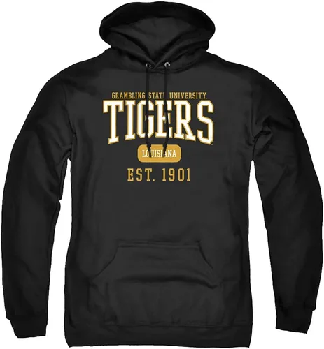 Vista 312 de LOGOVISION Colección de sudaderas con capucha unisex con diseño oficial de Collegiate Est. Date para hombres y mujeres