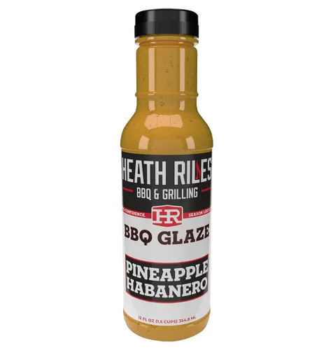 Vista 10 de Heath Riles BBQ Glaseado para barbacoa habanero de manzana – Salsa BBQ de manzana, glaseado de costillas dulce y picante para paleta de cerdo