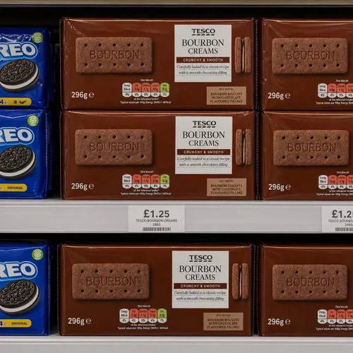 Vista 6 de Tesco Galletas Cremas Bourbon 296G