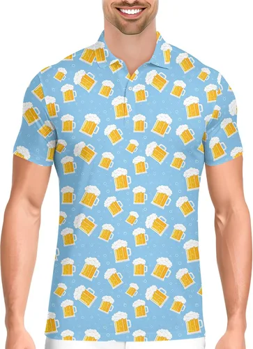Vista 40 de PAGYMO Camisetas de golf divertidas para hombre, diseño de impresión loca Aop-polo-06361