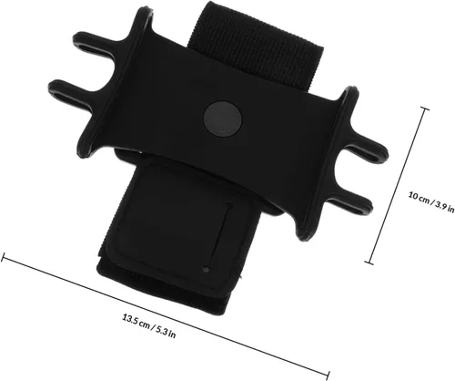 Vista 9 de DOITOOL Banda giratoria de silicona para teléfono con alta elasticidad para correr, ciclismo, deportes al aire libre, cómodo soporte de muñeca