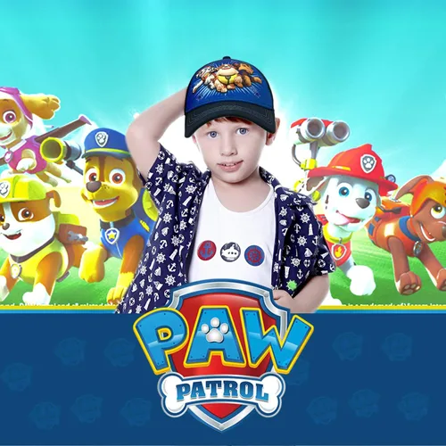 Vista 6 de Nickelodeon Paw Patrol Character - Gorra de béisbol 3D de algodón para niños de 2 a 5 años color azul