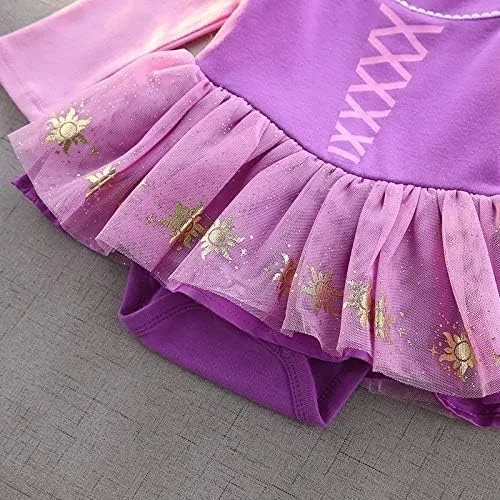 Vista 7 de Lovely Mermaid Disfraz de princesa para niñas pequeñas, disfraz de tutú de Halloween, overol de Navidad