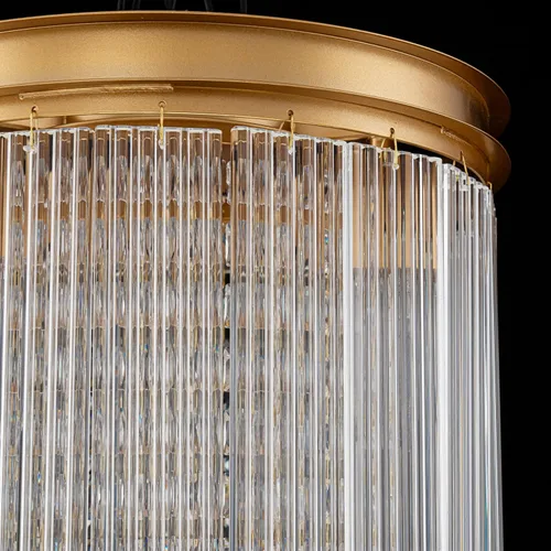 Vista 4 de LumFurn D12inch Modern Crystal Ceiling Light, 3-Light Chic Flushmount Close to Ceiling Light Fixture for Kitchen, Hallway & Bedroom, D12 x H12in