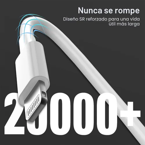 Vista 5 de Paquete de 2 cargadores de iPhone de 3 pies, [certificado Apple MFi] cable de carga para iPhone de 3 pies, cable Lightning a USB de Apple, cables
