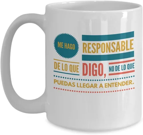 Vista 4 de Regalo para hermano hermana novio novia esposa esposo Taza de Cafe Entender Vaso, taza café divertidas, tazas personalizadas, taza de café Negro