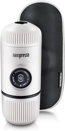 Vista 11 de WACACO Nanopresso Cafetera de Espresso Portátil con Funda, Mini Cafetera de Viaje, Perfecta para Camping, Viajes y Oficina (Elements Arctic Blue)